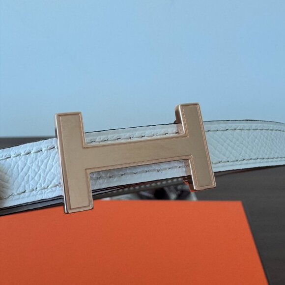 Hermes Reversible Focus Buckle Belt